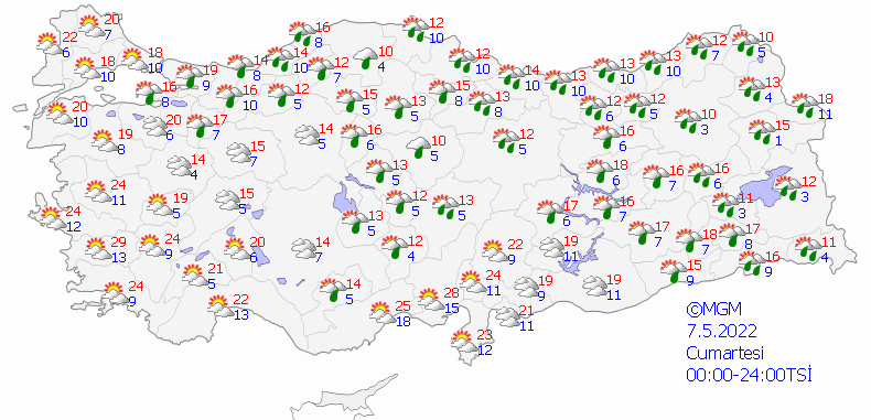 Meteoroloji'den sarı ve turuncu kodlu uyarı: Kuvvetli geliyor (6 Mayıs 2022 hava durumu)